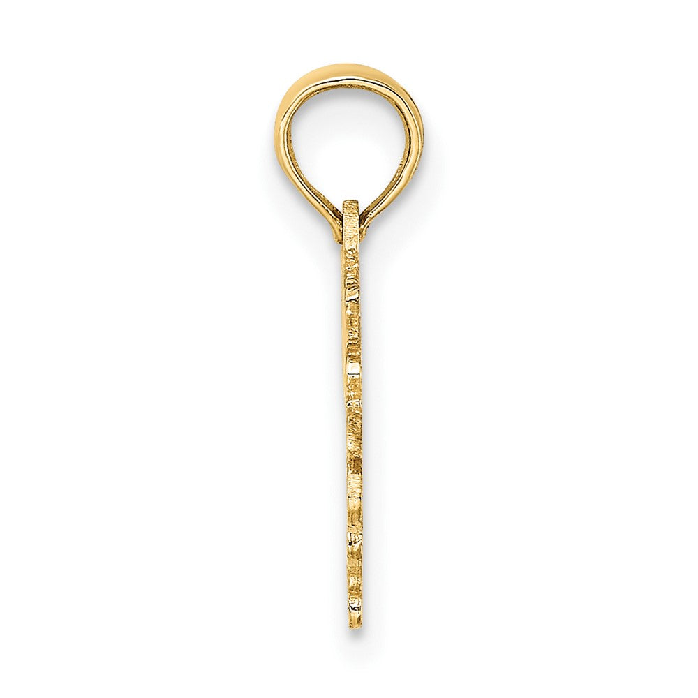 FJC Finejewelers 10 kt Yellow Gold 100% TAURUS Zodiac Charm 15 x 14 mm
