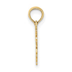 FJC Finejewelers 10 kt Yellow Gold 100% TAURUS Zodiac Charm 15 x 14 mm