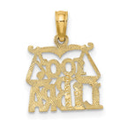 FJC Finejewelers 10 kt Yellow Gold 100% LIBRA Zodiac Charm 15 x 12 mm