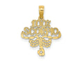 FJC Finejewelers 10 kt Yellow Gold 100% SCORPIO Zodiac Charm 18 x 16 mm