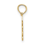 FJC Finejewelers 10 kt Yellow Gold 100% SAGITTARIUS Zodiac Charm 14 x 17 mm