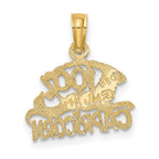 FJC Finejewelers 10 kt Yellow Gold 100% CAPRICORN Zodiac Charm 13 x 14 mm