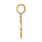 FJC Finejewelers 10 kt Yellow Gold 100% PISCES Zodiac Charm 13 x 17 mm