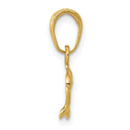 FJC Finejewelers 10 kt Yellow Gold Mini Dolphin Charm 16 x 11 mm