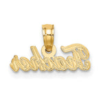 FJC Finejewelers 10 kt Yellow Gold TEACHER Charm 4 x 14 mm