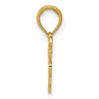 FJC Finejewelers 10 kt Yellow Gold Guitar Charm 20 x 20 mm