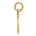 FJC Finejewelers 10 kt Yellow Gold Baptism Polished Charm 21 x 11 mm