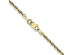 FJC Finejewelers 10 kt Yellow Gold 2.0mm Extra-Light Bright Cut Rope Chain 22 Inches x 2 mm