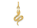 FJC Finejewelers 10 kt Yellow Gold Solid Polished Snake Charm 21 x 9 mm