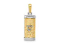 FJC Finejewelers 10 kt Two Tone Gold Two-tone Mezuzah Charm 30 x 10 mm