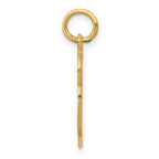 FJC Finejewelers 10 kt Yellow Gold Polished Double Heart Charm 22 x 15 mm