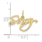 FJC Finejewelers 10 kt Yellow Gold Sexy Charm 16 x 22 mm