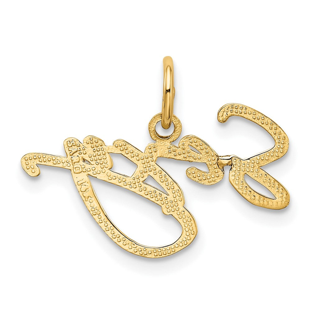 FJC Finejewelers 10 kt Yellow Gold Sexy Charm 16 x 22 mm