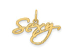FJC Finejewelers 10 kt Yellow Gold Sexy Charm 16 x 22 mm