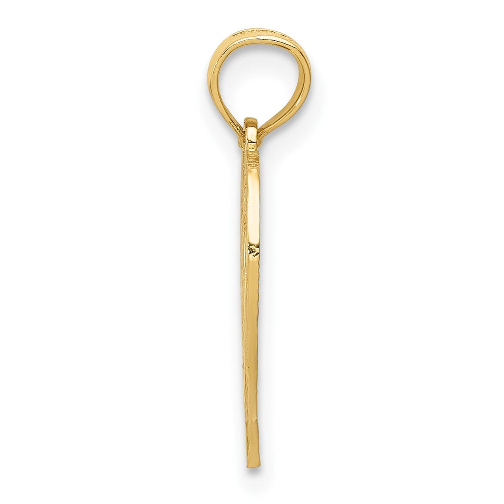 FJC Finejewelers 10 kt Yellow Gold 60 Heart Charm 19 x 13 mm