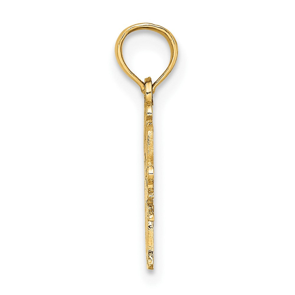 FJC Finejewelers 10 kt Yellow Gold SWIM MOM with Swimmer Charm 11 x 15 mm