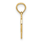 FJC Finejewelers 10 kt Yellow Gold I Heart PAPA Charm 33 x 15 mm