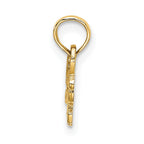 FJC Finejewelers 10 kt Yellow Gold GRANDMA'S GIRL Charm 11 x 19 mm