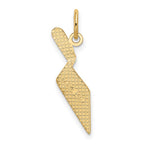 FJC Finejewelers 10 kt Yellow Gold Brick Trowel Charm 25 x 15 mm