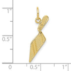 FJC Finejewelers 10 kt Yellow Gold Brick Trowel Charm 25 x 15 mm