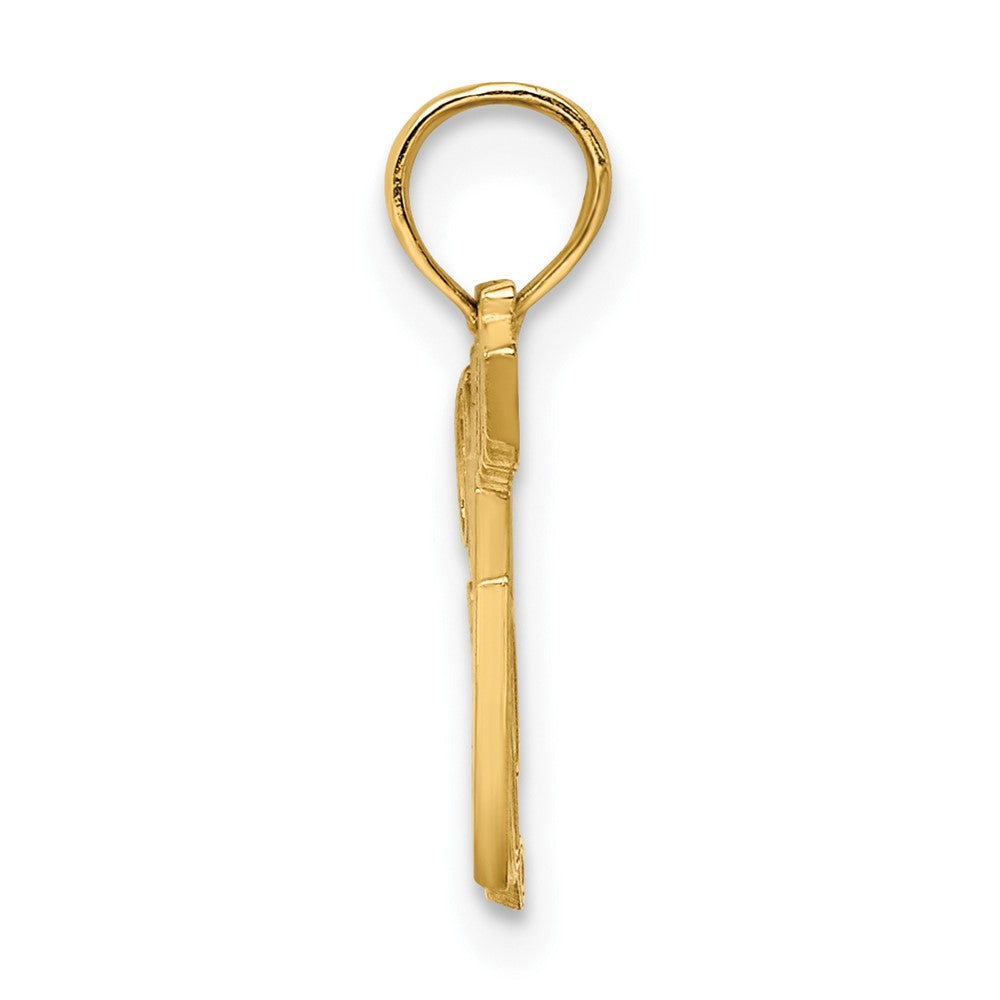 FJC Finejewelers 10 kt Yellow Gold POLICEMAN'S LADY Charm 10 x 23 mm