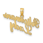FJC Finejewelers 10 kt Yellow Gold POLICEMAN'S LADY Charm 10 x 23 mm