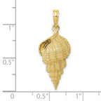 FJC Finejewelers 10 kt Yellow Gold Conch Shell Charm 30 x 11 mm