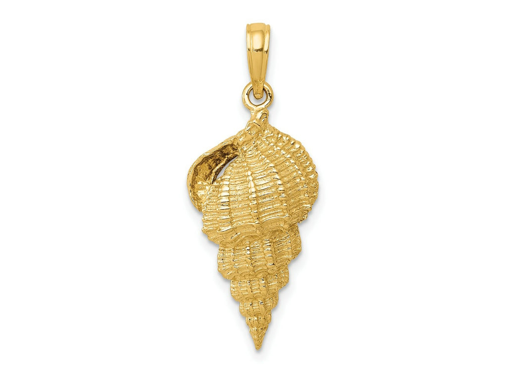 FJC Finejewelers 10 kt Yellow Gold Conch Shell Charm 30 x 11 mm