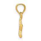 FJC Finejewelers 10 kt Yellow Gold Starfish Charm 16 x 8 mm