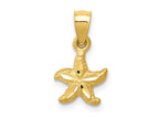 FJC Finejewelers 10 kt Yellow Gold Starfish Charm 16 x 8 mm