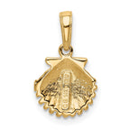 FJC Finejewelers 10 kt Yellow Gold Scallop Shell Charm 17 x 10 mm