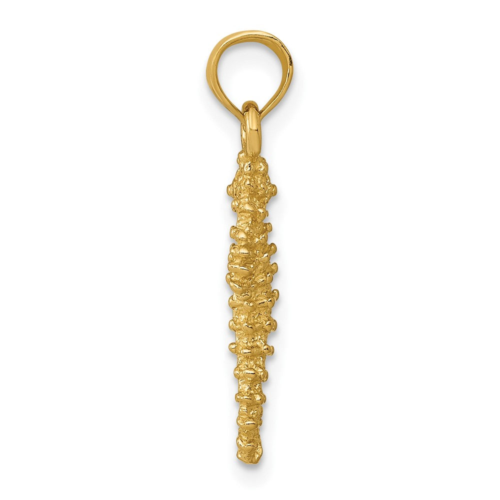 FJC Finejewelers 10 kt Yellow Gold Seahorse Charm 22 x 8 mm