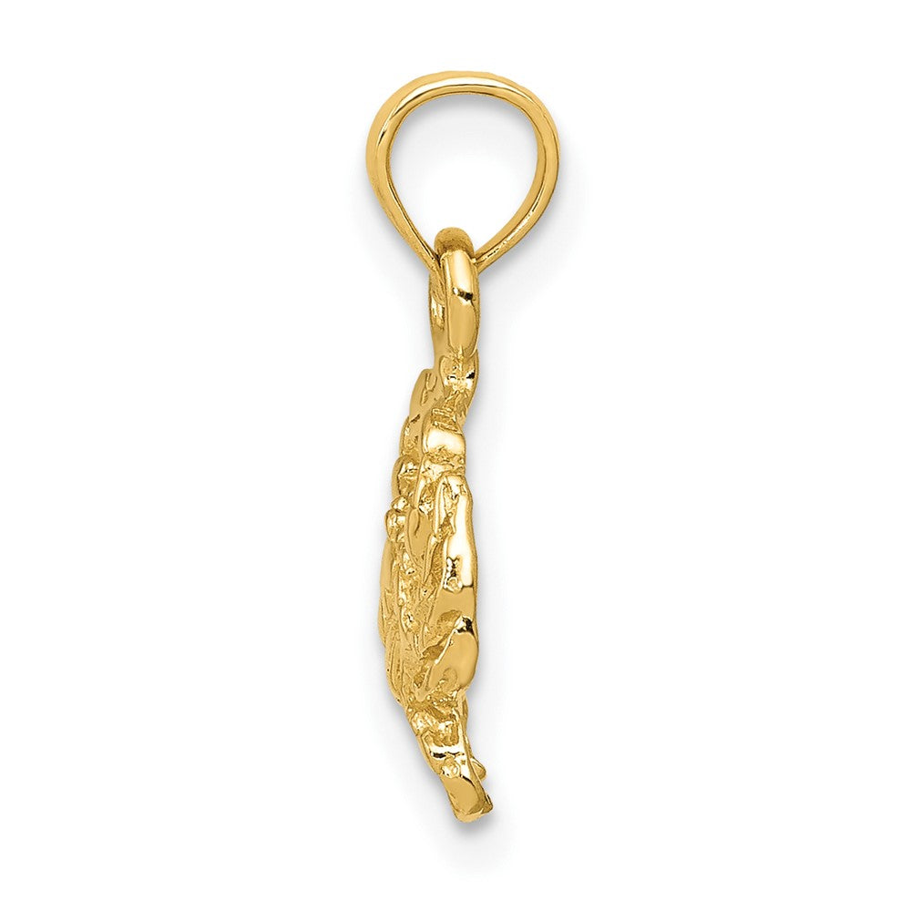 FJC Finejewelers 10 kt Yellow Gold Crab Charm 16 x 11 mm