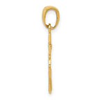 FJC Finejewelers 10 kt Yellow Gold Mariner's Cross Charm 25 x 15 mm