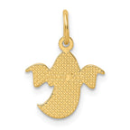 FJC Finejewelers 10 kt Yellow Gold Ghost Charm 20 x 12 mm