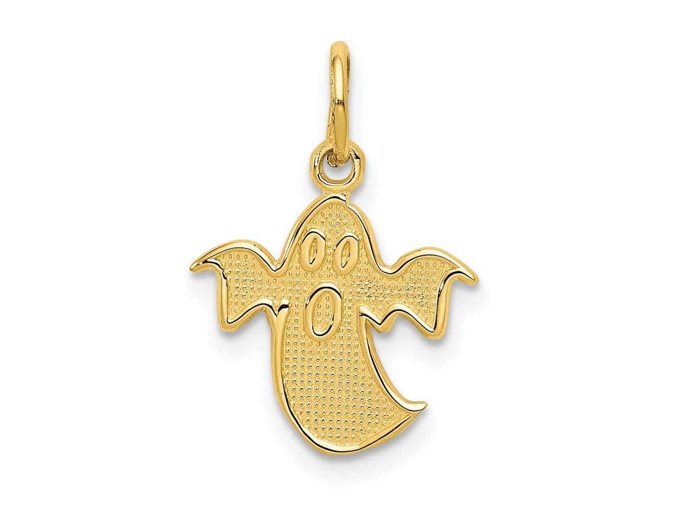 FJC Finejewelers 10 kt Yellow Gold Ghost Charm 20 x 12 mm
