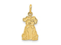 FJC Finejewelers 10 kt Yellow Gold Puppy Charm 21 x 10 mm