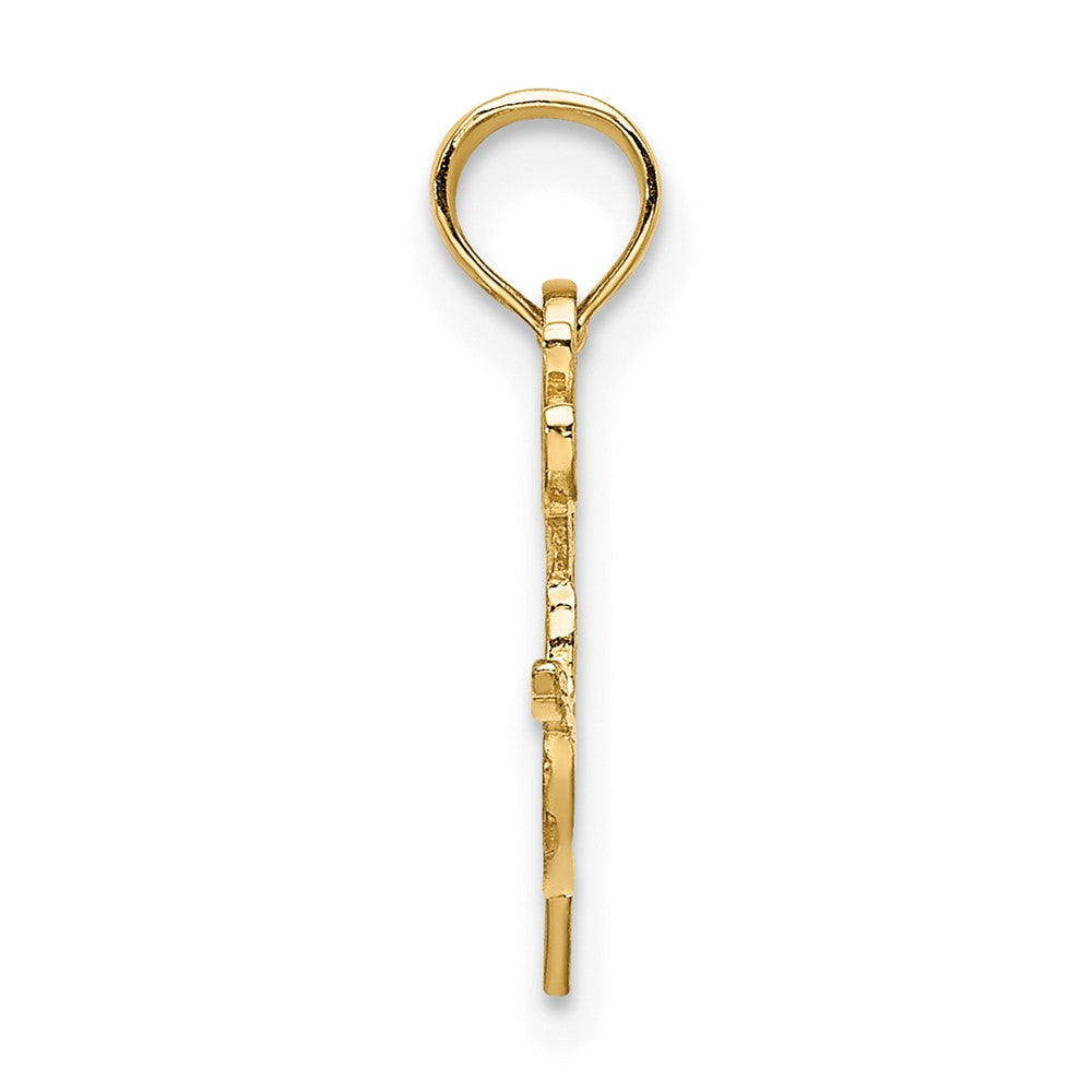 FJC Finejewelers 10 kt Yellow Gold Paint Pallet Charm 12 x 15 mm