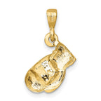 FJC Finejewelers 10 kt Yellow Gold Boxing Glove Charm 22 x 10 mm