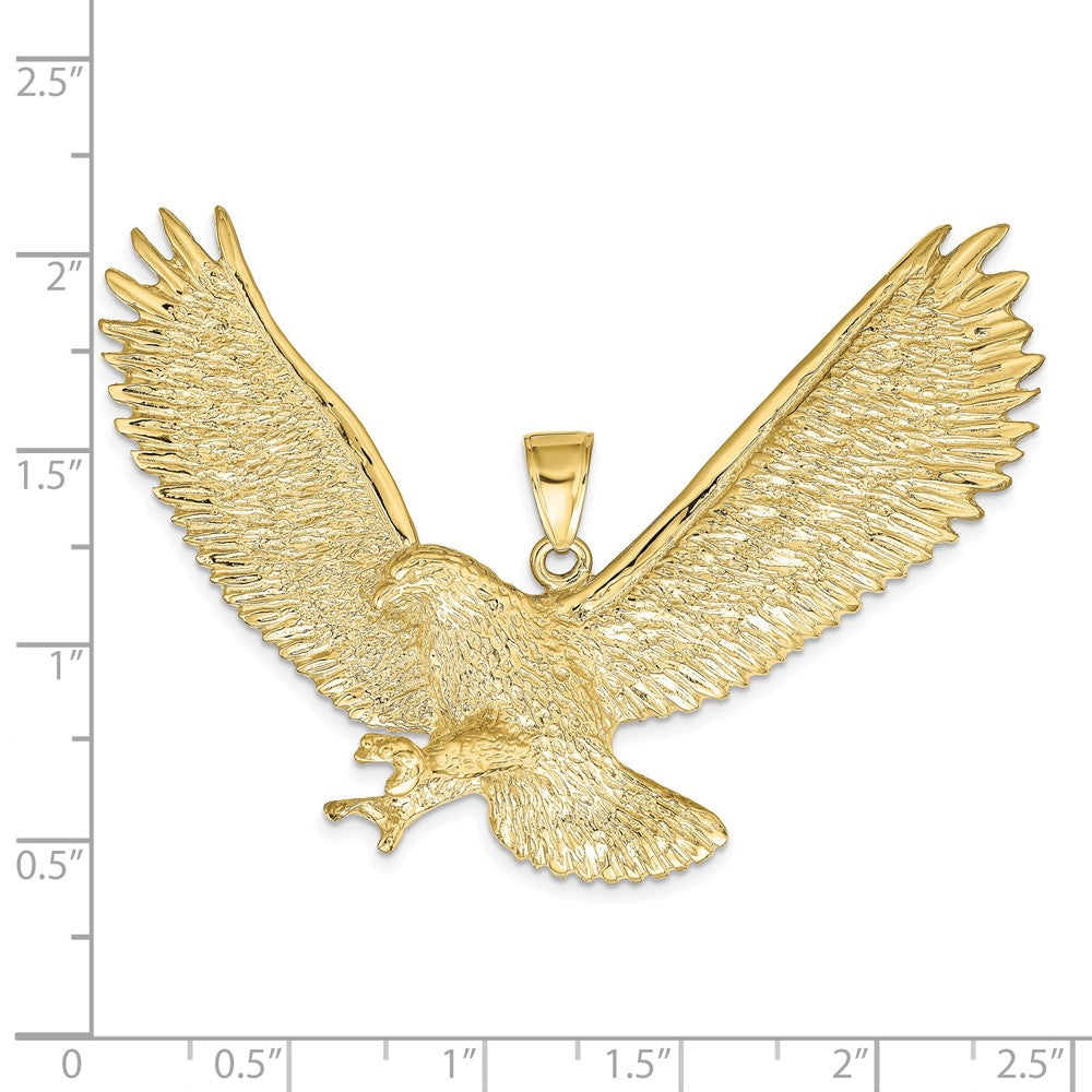FJC Finejewelers 10 kt Yellow Gold Eagle Charm 50 x 65 mm