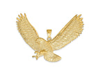 FJC Finejewelers 10 kt Yellow Gold Eagle Charm 50 x 65 mm