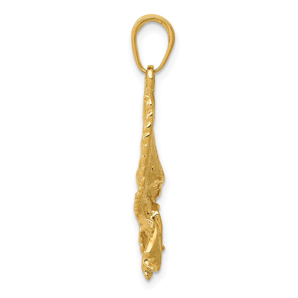 FJC Finejewelers 10 kt Yellow Gold Eagle Charm 25 x 16 mm