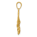 FJC Finejewelers 10 kt Yellow Gold Eagle Charm 25 x 16 mm