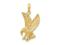FJC Finejewelers 10 kt Yellow Gold Eagle Charm 25 x 16 mm