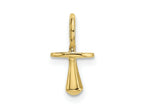 FJC Finejewelers 10 kt Yellow Gold Themed Gold Polished 3-D Pacifier Charm 16 mm x 7 mm