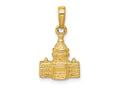 FJC Finejewelers 10 kt Yellow Gold 3-D Washington D.C. Capital Building Charm