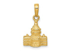 FJC Finejewelers 10 kt Yellow Gold 3-D Washington D.C. Capital Building Charm