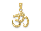 FJC Finejewelers 10 kt Yellow Gold Themed Gold Polished Om Symbol Charm