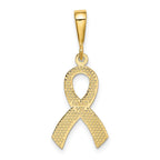 FJC Finejewelers 10 kt Yellow Gold Awareness Charm 30 x 12 mm