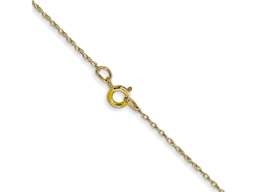 FJC Finejewelers 10 kt Yellow Gold Carded Cable Rope Chain 22 Inches x 0.5 mm